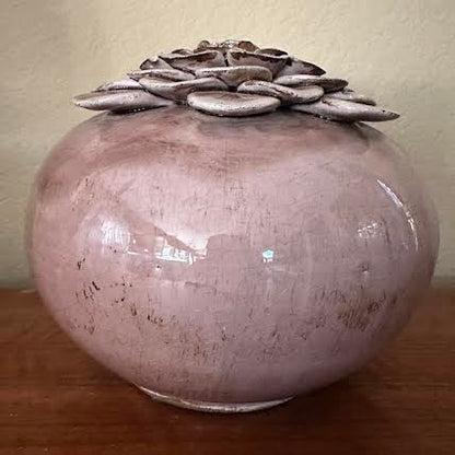 Ciinter II Gloss Blush Ceramic Vase