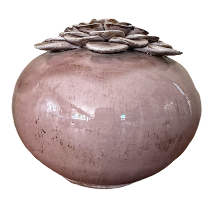 Ciinter II Gloss Blush Ceramic Vase