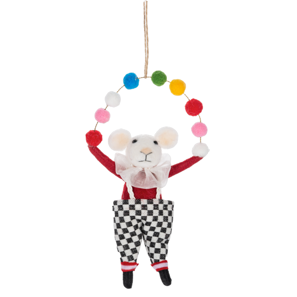 Handcrafted Circus Animal Ornament-Assorted, each sold separately