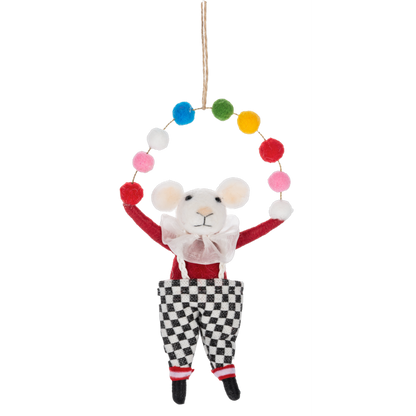 Handcrafted Circus Animal Ornament-Assorted, each sold separately