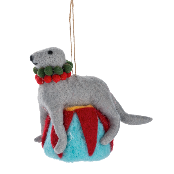 Handcrafted Circus Animal Ornament-Assorted, each sold separately
