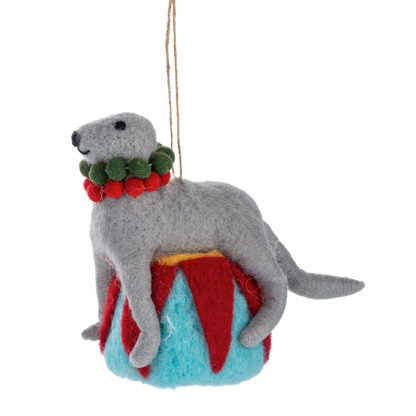 Handcrafted Circus Animal Ornament-Assorted, each sold separately
