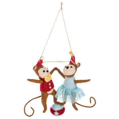 Handcrafted Circus Animal Ornament-Assorted, each sold separately