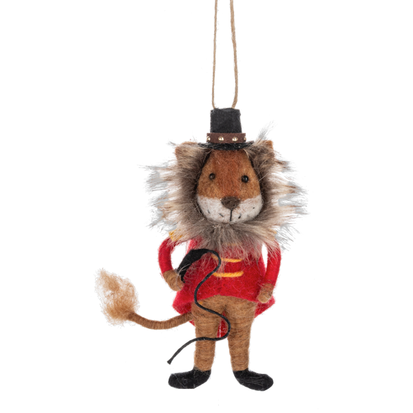 Handcrafted Circus Animals Ornament-Assorted, each sold separately