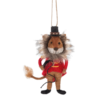 Handcrafted Circus Animals Ornament-Assorted, each sold separately