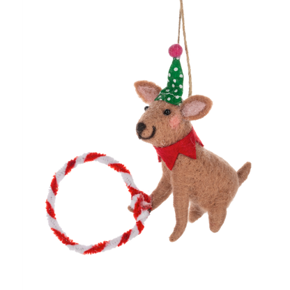 Handcrafted Circus Animals Ornament-Assorted, each sold separately