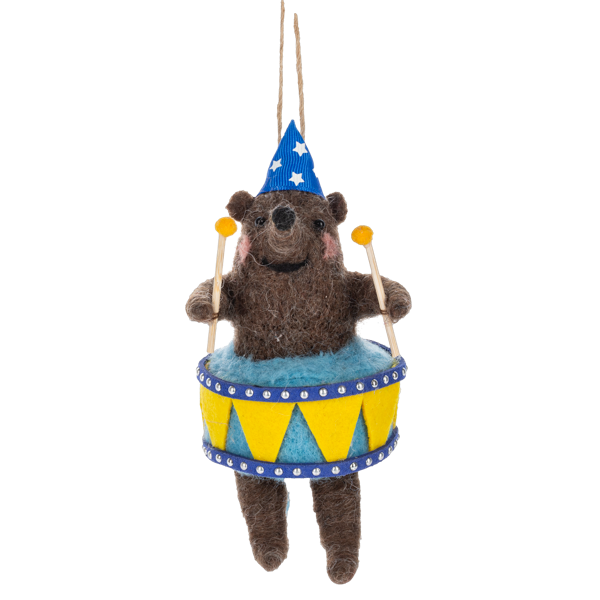 Handcrafted Circus Performer Ornaments-Assorted, each sold separately