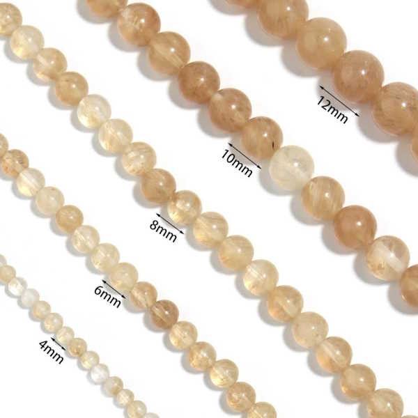 Citrine Quartz Stone Stretch Bracelet
