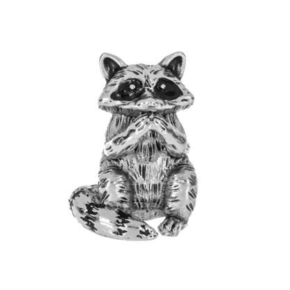 The Clever Raccoon Charm with Insert Card