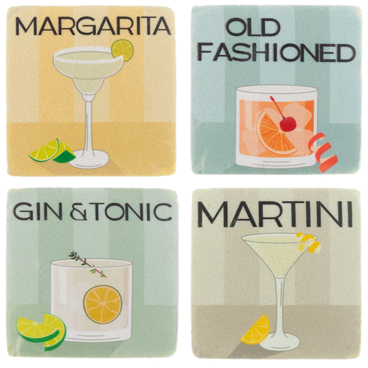 Cocktail Coasters-Set of 4