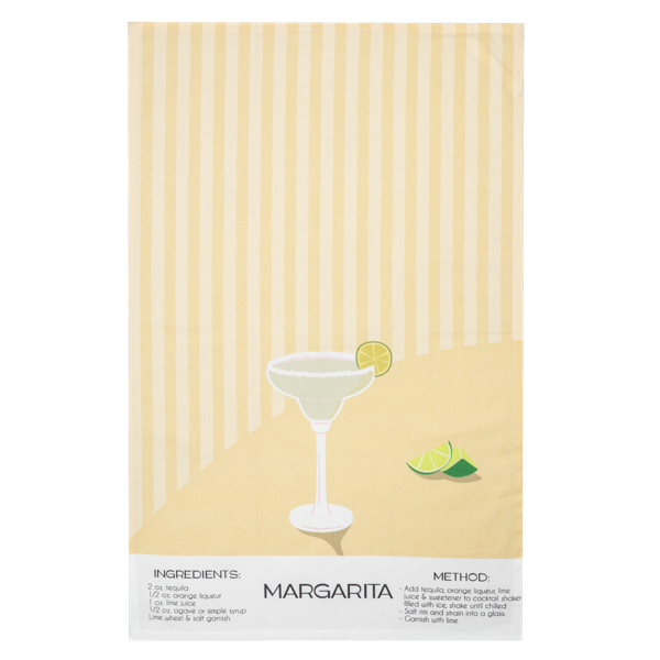 Cocktail Recipe Tea Towel-Assorted, each sold separately