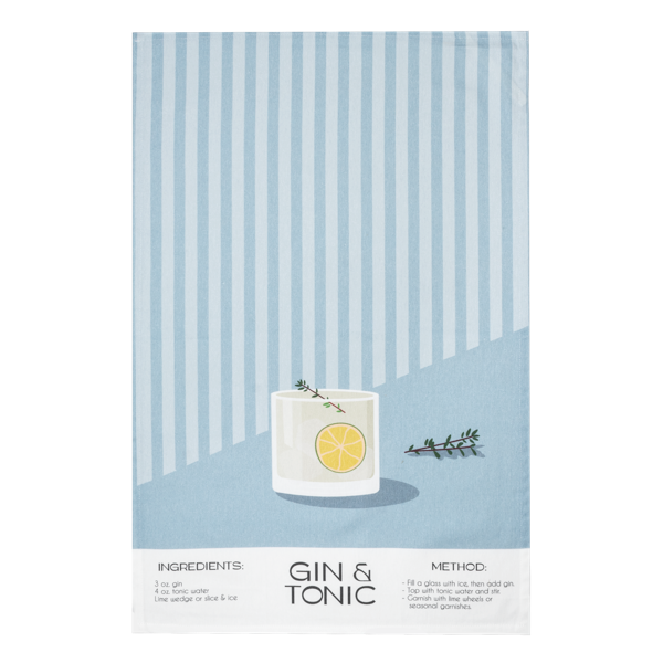 Cocktail Recipe Tea Towel-Assorted, each sold separately