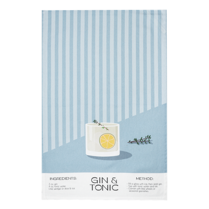 Cocktail Recipe Tea Towel-Assorted, each sold separately