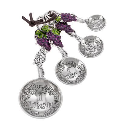 Colorful Grapes Measuring Spoons, Set of 4