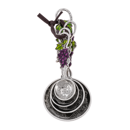 Colorful Grapes Measuring Spoons, Set of 4