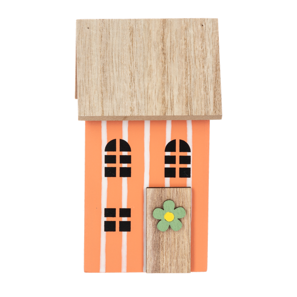 Colorful House Figurine-Assorted, each sold seperately