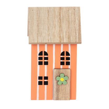 Colorful House Figurine-Assorted, each sold seperately