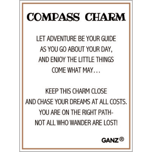 Compass Pocket Token Charm