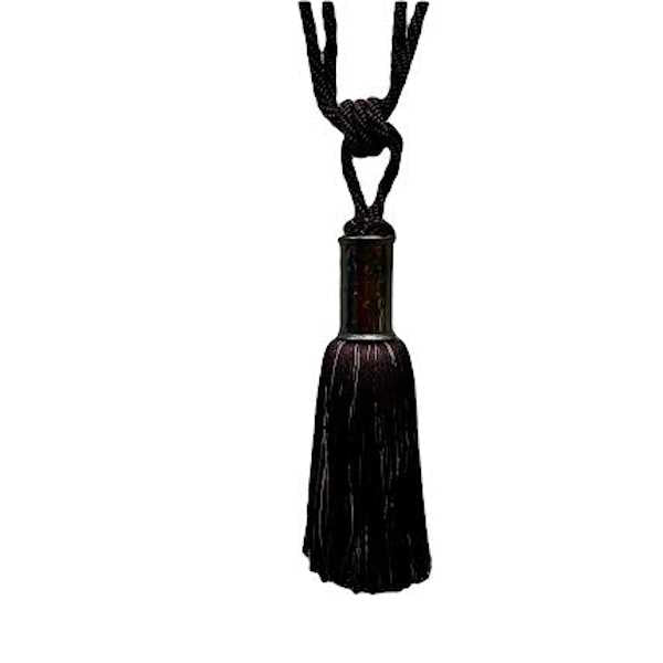 Copper Head Tassel Tieback, Chocolate Brown Mix