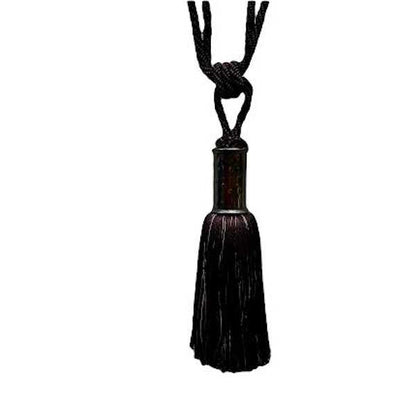 Copper Head Tassel Tieback, Chocolate Brown Mix