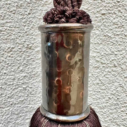 Copper Head Tassel Tieback, Chocolate Brown Mix