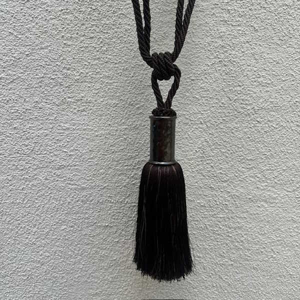 Copper Head Tassel Tieback, Chocolate Brown Mix