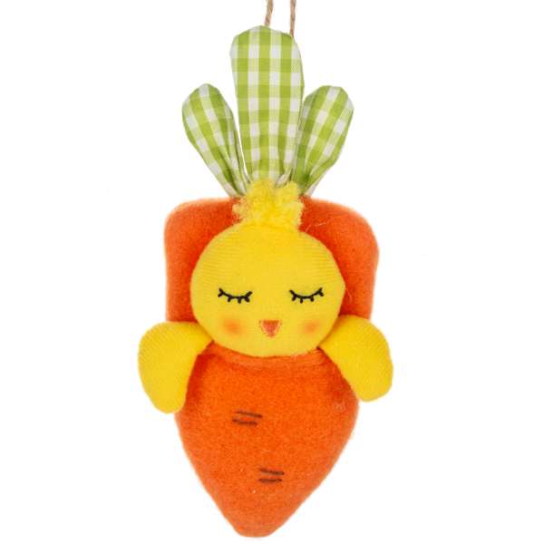 Cozy Carrot Easter Ornament-Assorted, each sold seperatley