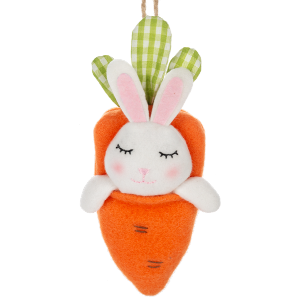 Cozy Carrot Easter Ornament-Assorted, each sold seperatley