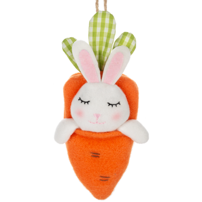 Cozy Carrot Easter Ornament-Assorted, each sold seperatley