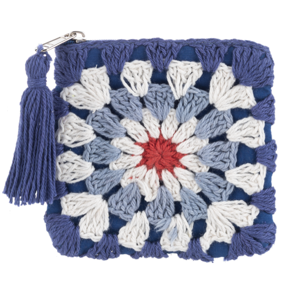 Crochet Patriotic Coin Purse-Assorted, each sold separately