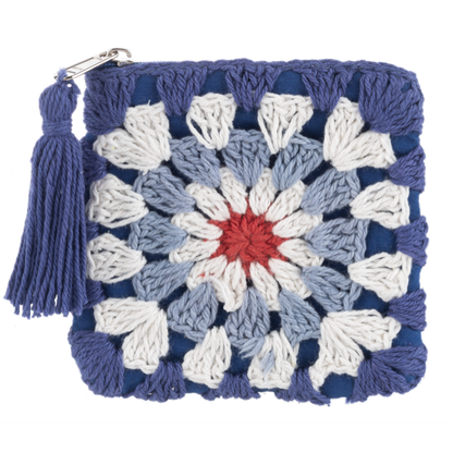 Crochet Patriotic Coin Purse-Assorted, each sold separately
