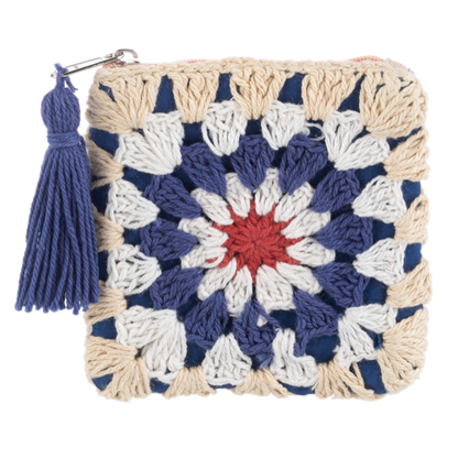 Crochet Patriotic Coin Purse-Assorted, each sold separately