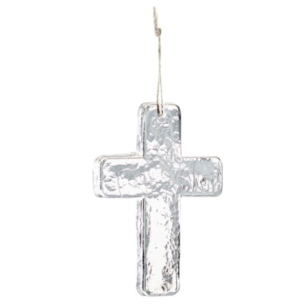 Glass Cross Suncatcher