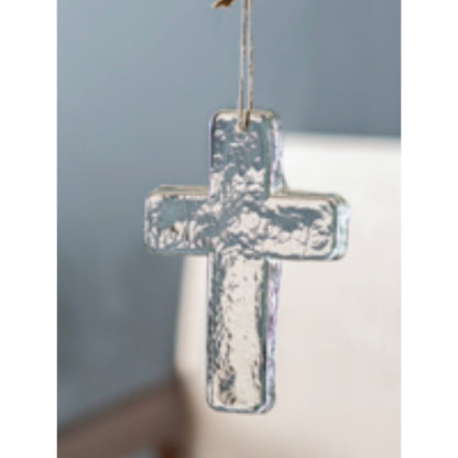 Glass Cross Suncatcher