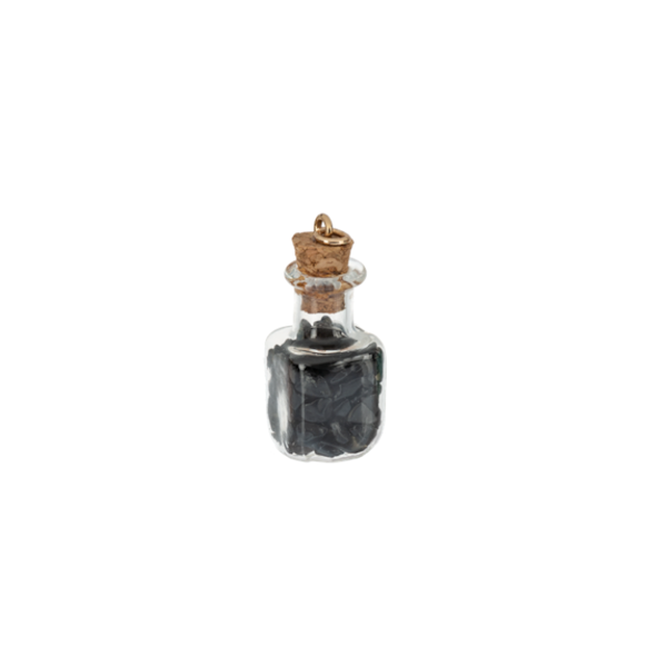 Crystal Intention Bottle Charms-Assorted Gemstones, each sold separately
