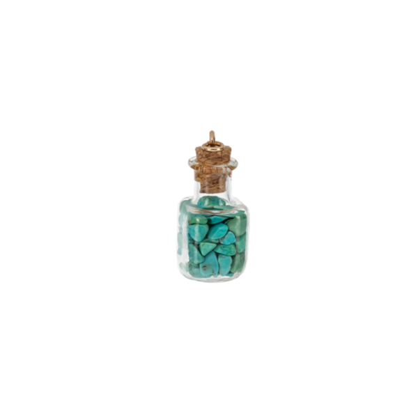 Crystal Intention Bottle Charms-Assorted Gemstones, each sold separately