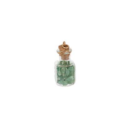 Crystal Intention Bottle Charms-Assorted Gemstones, each sold separately