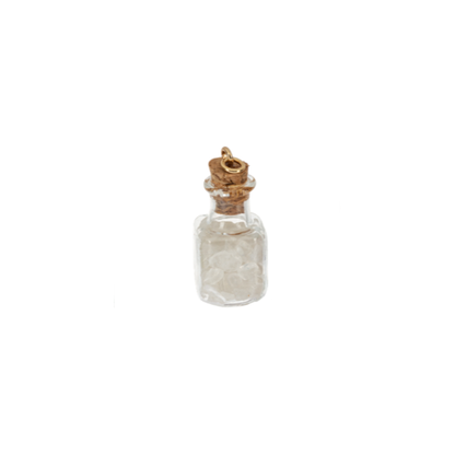 Crystal Intention Bottle Charms-Assorted Gemstones, each sold separately
