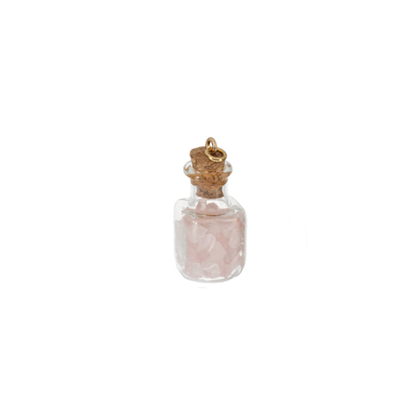 Crystal Intention Bottle Charms-Assorted Gemstones, each sold separately