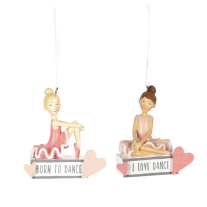 Dance Girl Ornament, Assorted Styles, sold seperately