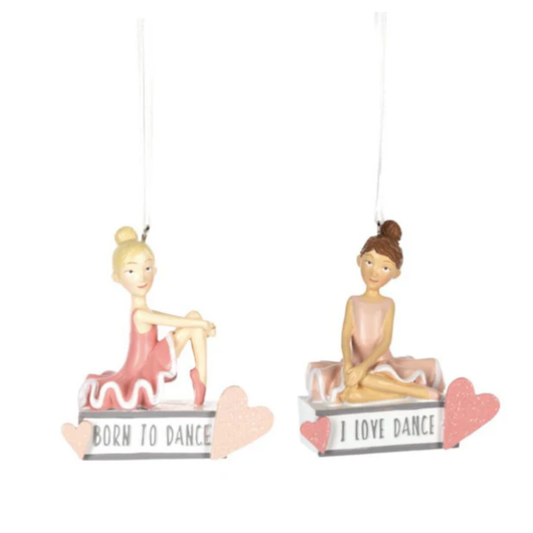 Dance Girl Ornament, Assorted Styles, sold seperately