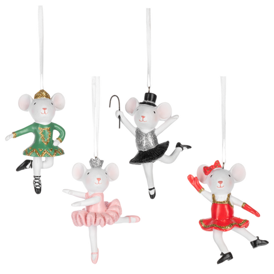 Dancing Mouse Ornament-Assorted Styles, sold separately