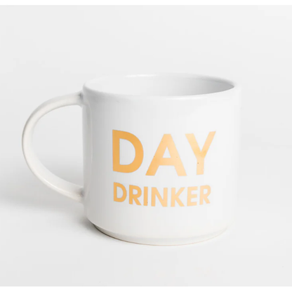 Day Drinker Gold Foil Metallic Mug