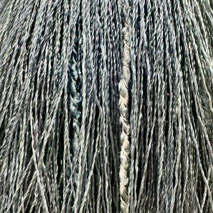 Dholak 6" Key Tassel-Blue Mix