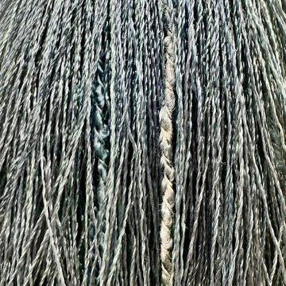 Dholak 6" Key Tassel-Blue Mix