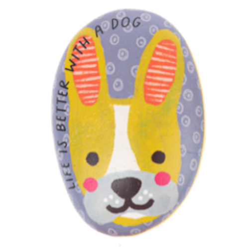 Doggie Art Rocks-Sold Individually