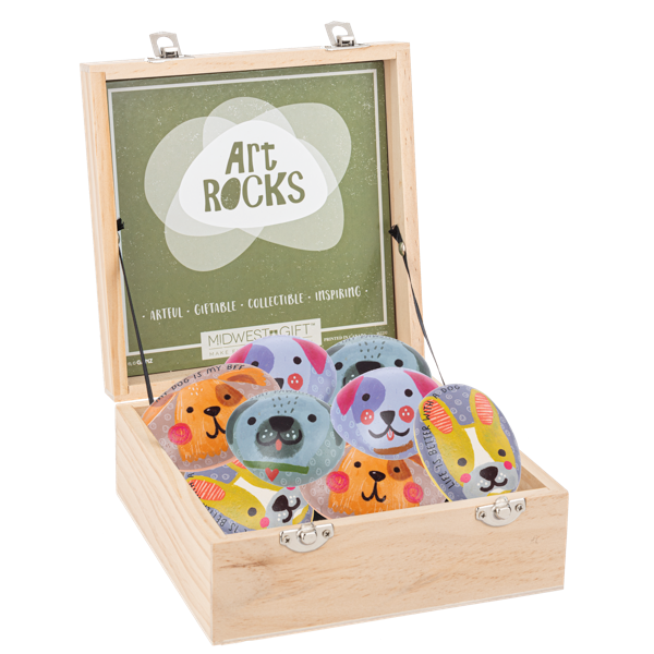 Doggie Art Rocks-Sold Individually