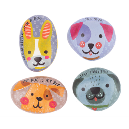 Doggie Art Rocks-Sold Individually