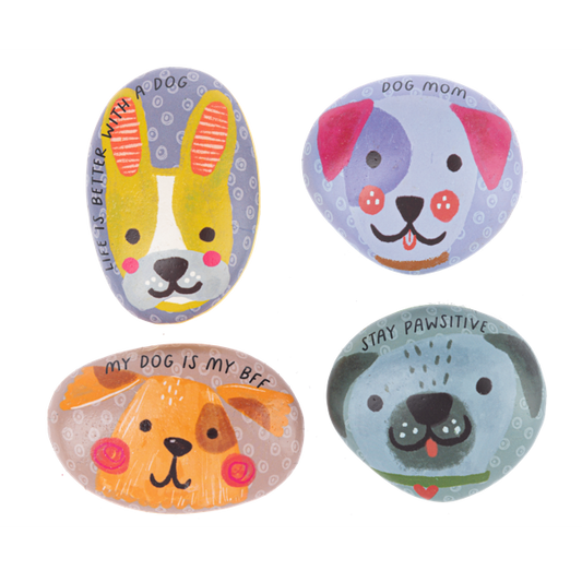 Doggie Art Rocks-Sold Individually
