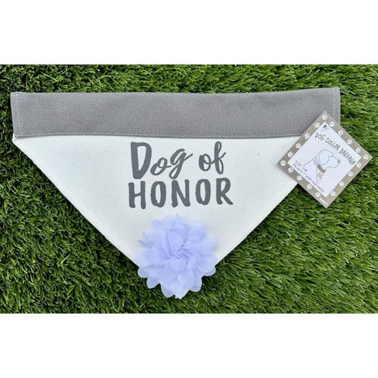 Dog of Honor-Dog Collar Wedding Bandana